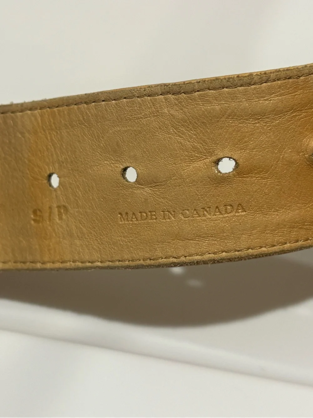 Christian K Leather Braided Belt 🌵Small